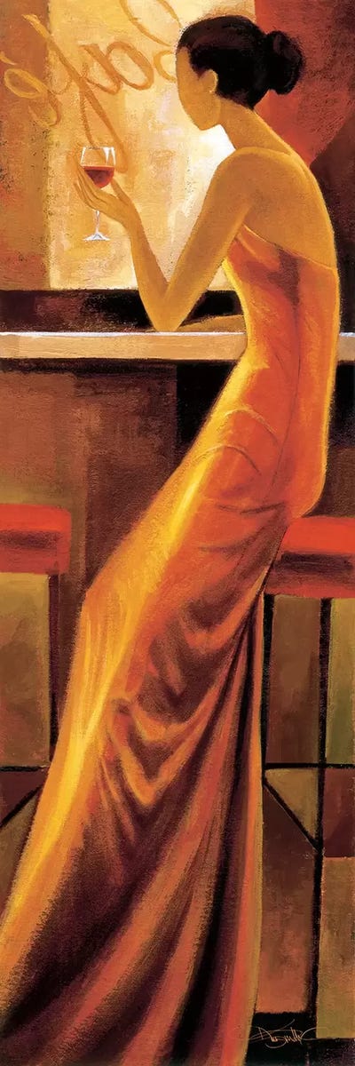 Enigmatique by Keith Mallett multi panel art