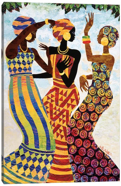 Celebration Canvas Art Print - African Heritage Art