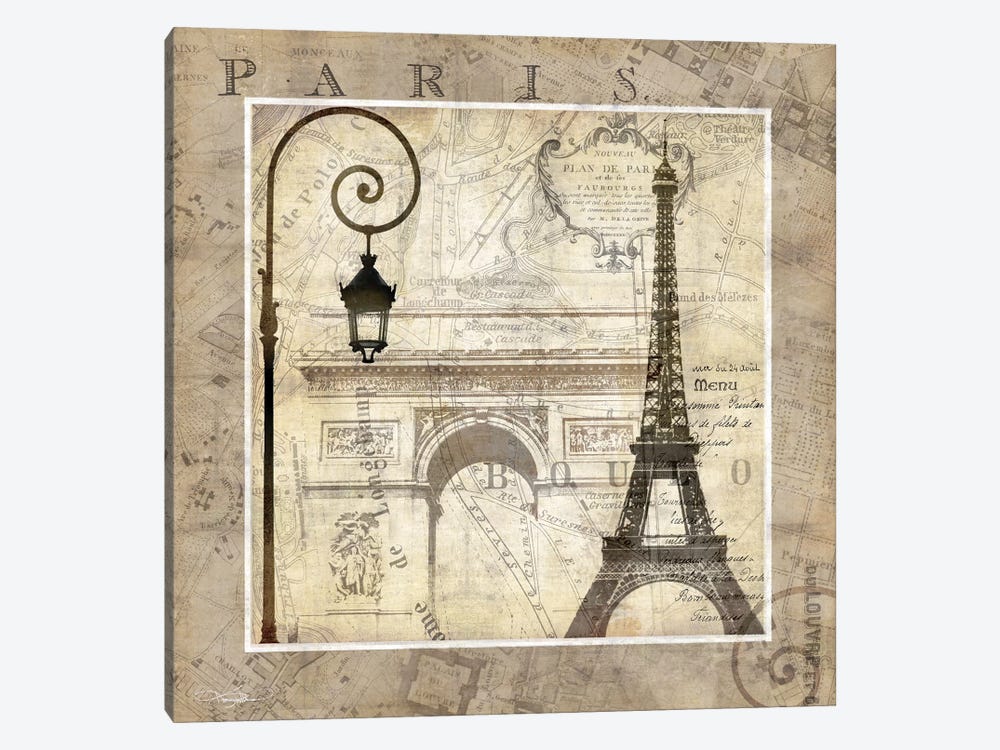 Paris Holiday by Keith Mallett 1-piece Canvas Wall Art