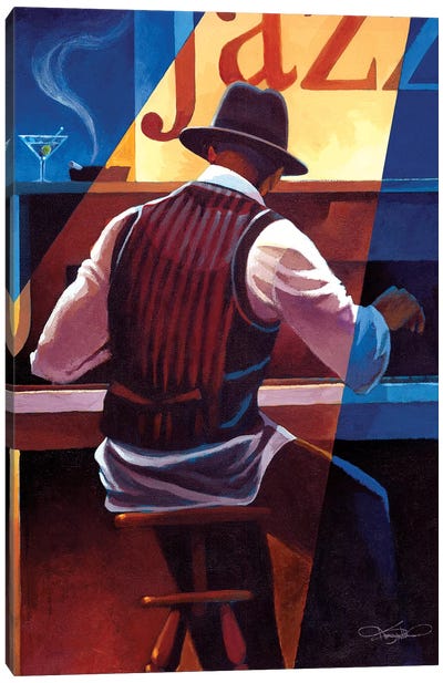Ragtime Canvas Art Print - Sophisticated Dad