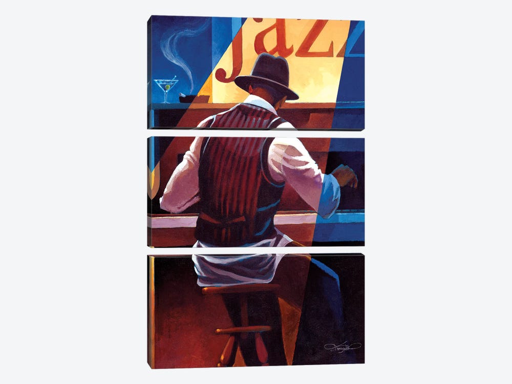 Ragtime by Keith Mallett 3-piece Canvas Art Print