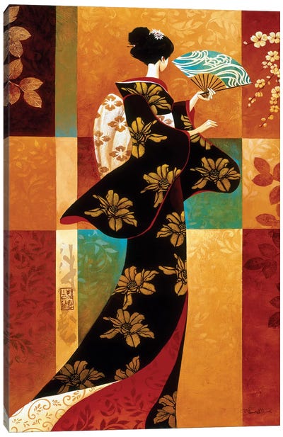 Sakura Canvas Art Print - Japanese Culture