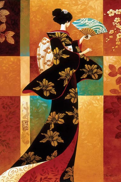 Asian Culture: Sakura by Keith Mallett