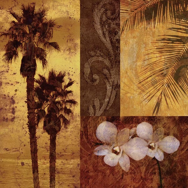 Orchids: Sunset Beach I by Keith Mallett