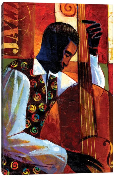 Jazz Canvas Art Print - Keith Mallett