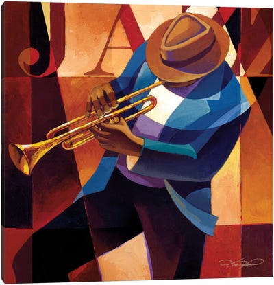 Swing Canvas Art Print - Jazz Art