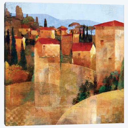 Tuscan Hillside Canvas Print #KMA52} by Keith Mallett Canvas Art Print