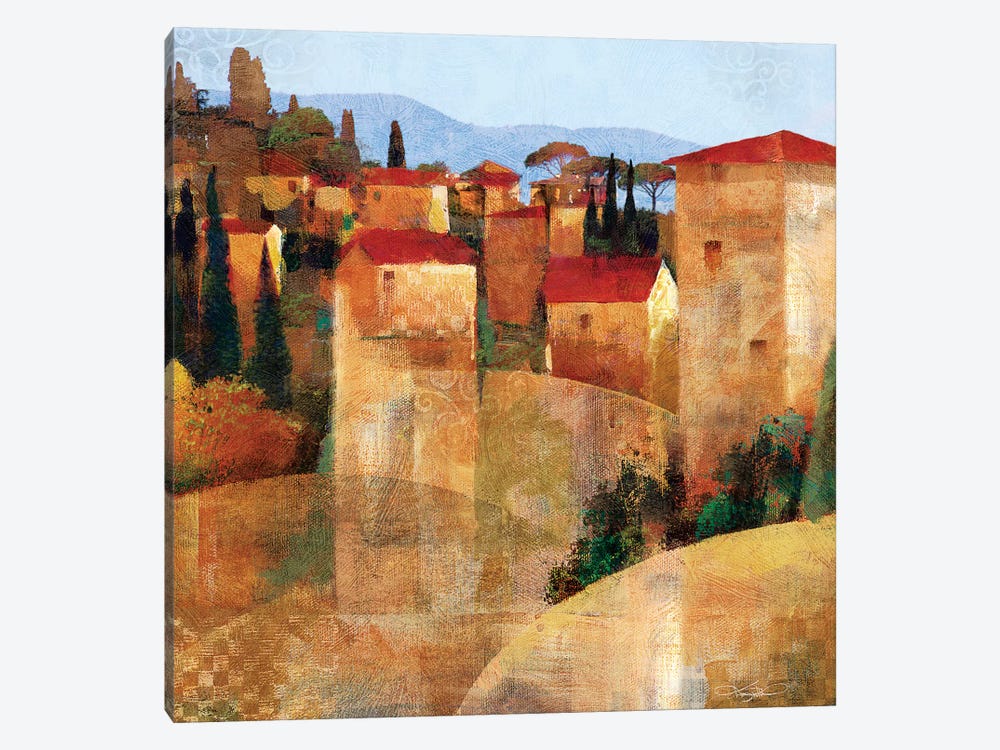Tuscan Hillside by Keith Mallett 1-piece Canvas Print