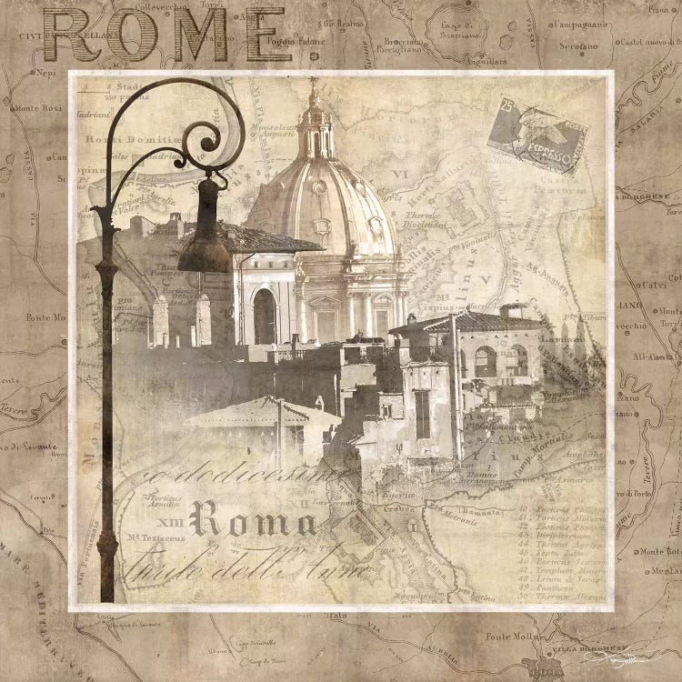 When In Rome by Keith Mallett wall art