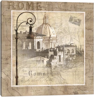 When In Rome Canvas Art Print - Dome Art