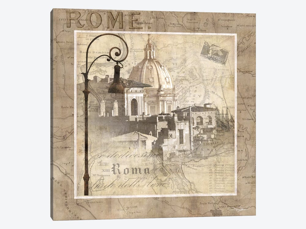 When In Rome by Keith Mallett 1-piece Canvas Print