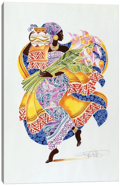 Jaha Canvas Art Print - Keith Mallett