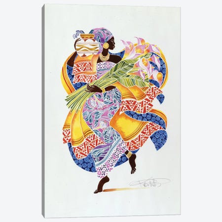 Jaha Canvas Print #KMA61} by Keith Mallett Canvas Artwork