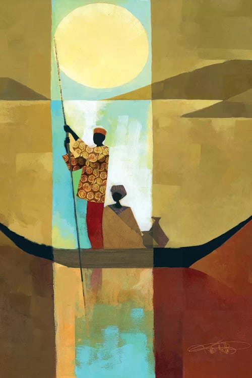 On The River I by Keith Mallett wall art