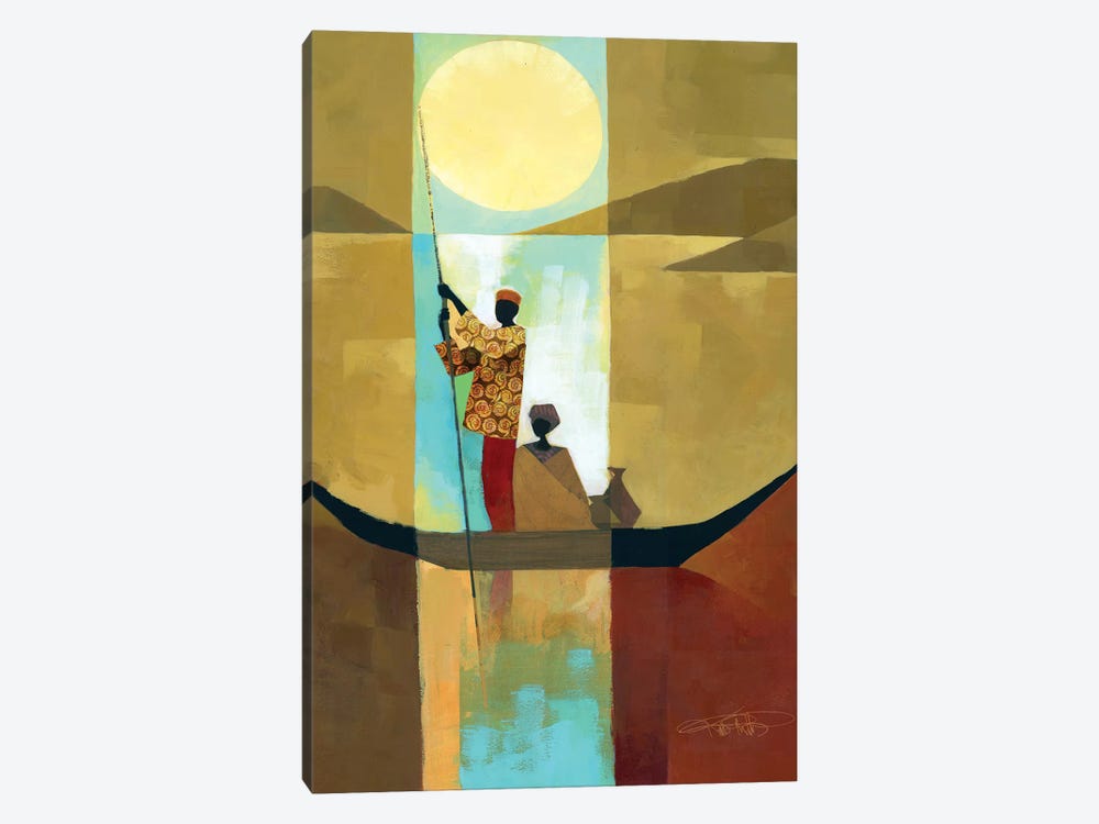 On The River I by Keith Mallett 1-piece Canvas Print