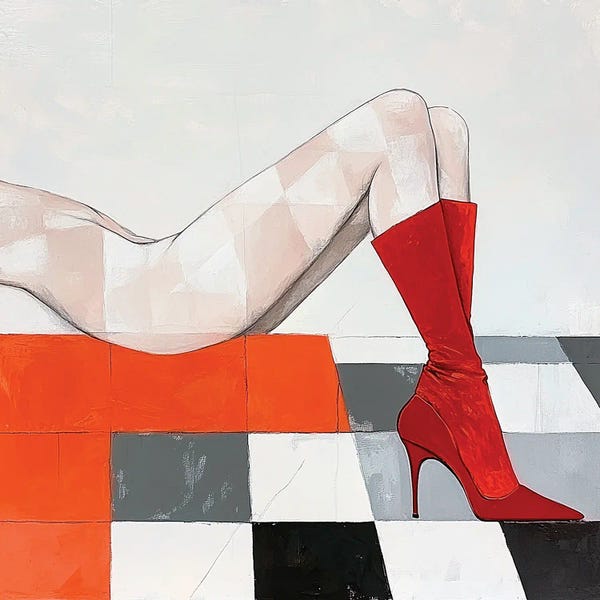 High Heels: In Red Shoes by Kristina Mallen
