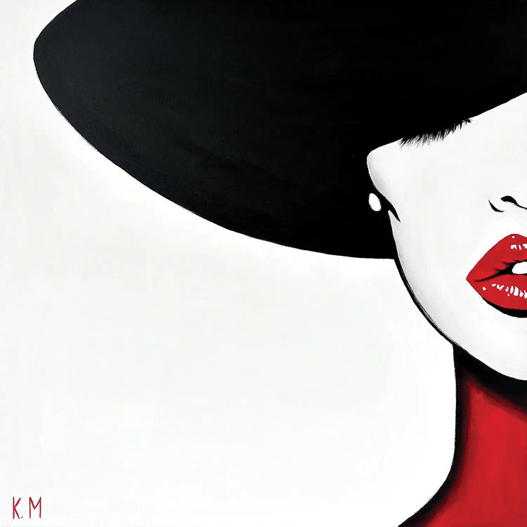 The Red Silent Allure by Kristina Mallen wall art