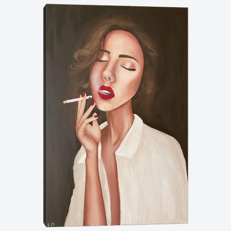 Juli Fume Canvas Print #KMC14} by Kristina Malashchenko Canvas Artwork