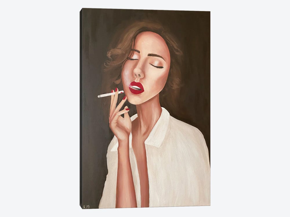 Juli Fume by Kristina Malashchenko 1-piece Canvas Artwork