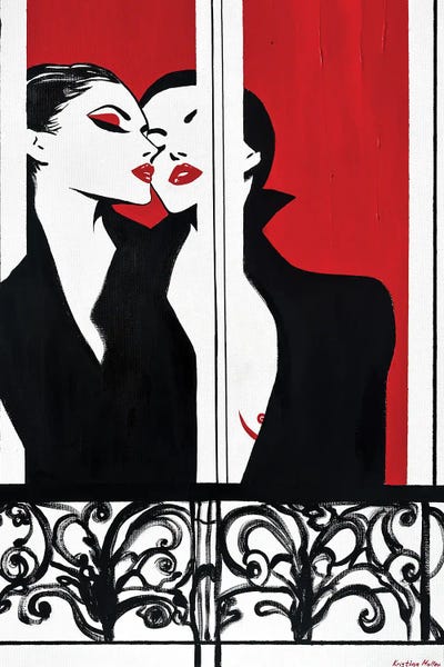 Attraction Beyond The Frame by Kristina Mallen canvas print