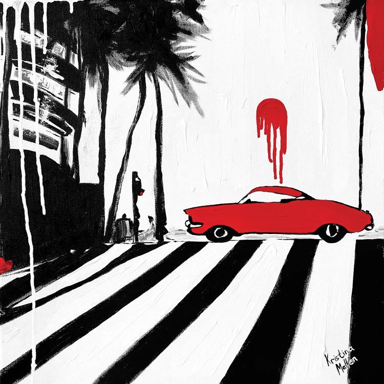 Melting Sun In L.A. by Kristina Mallen wall art