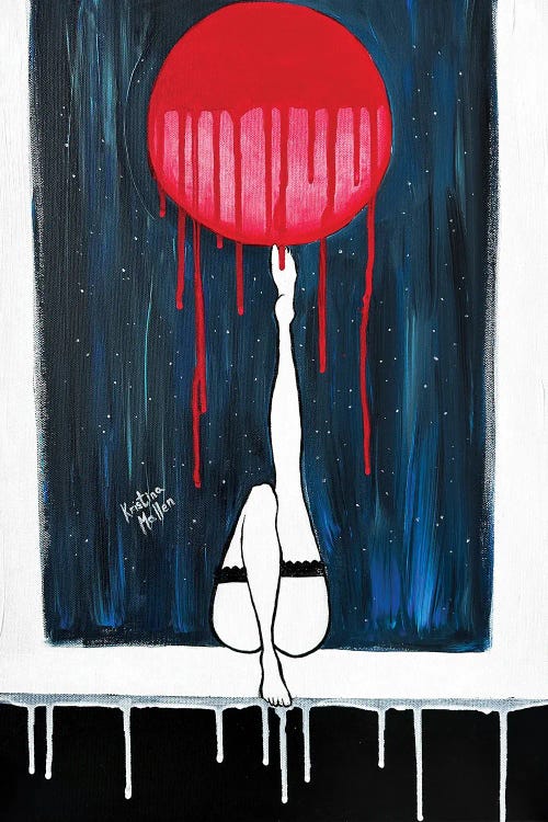 Under The Scarlet Moon by Kristina Mallen wall art