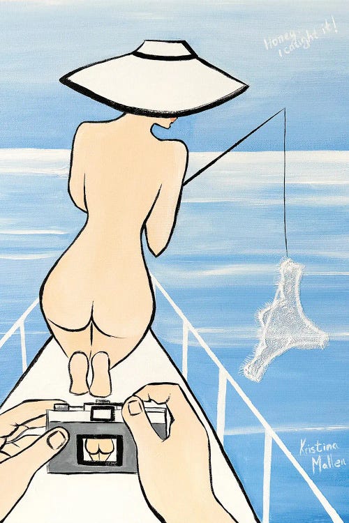 Catch Of The Day by Kristina Mallen wall art