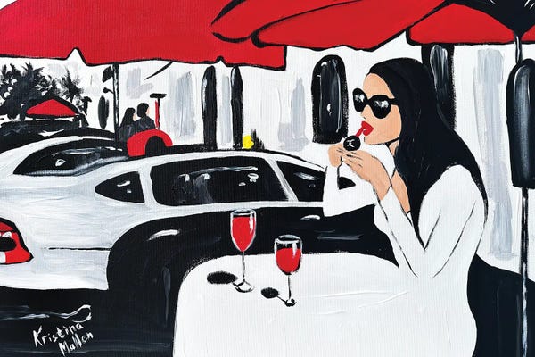 Kristina Mallen: Lipstick Rouge Pause À Cannes by Kristina Mallen