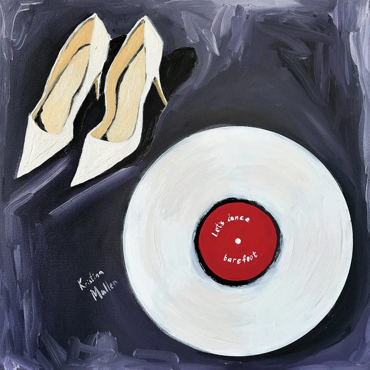 Lets Dance Barefoot by Kristina Mallen canvas print