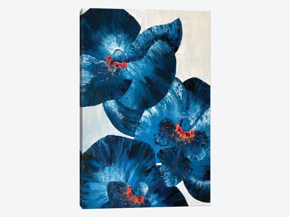 Blue Orchids by Kristina Malashchenko 1-piece Art Print