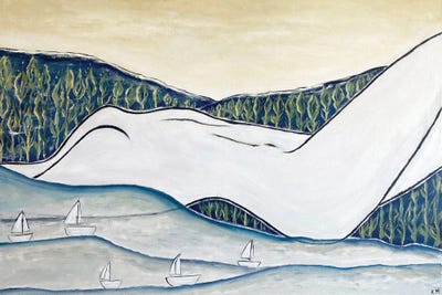 Calmness by Kristina Mallen canvas print