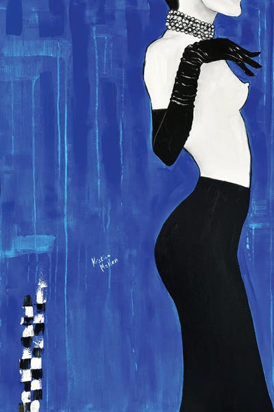 Lady Of The Almost Touch by Kristina Mallen canvas print