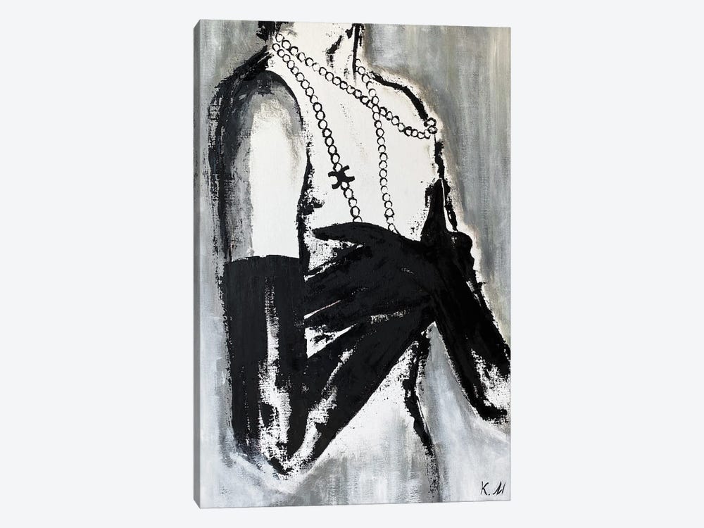Madame Coco by Kristina Malashchenko 1-piece Canvas Print