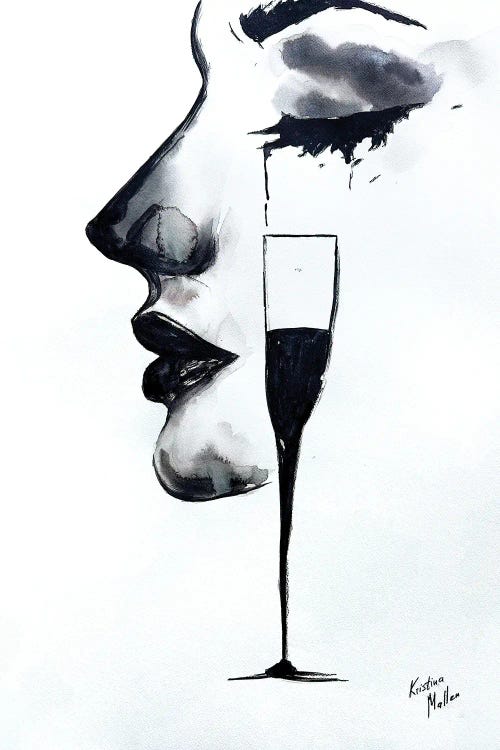 Taste My Tears by Kristina Malashchenko canvas print