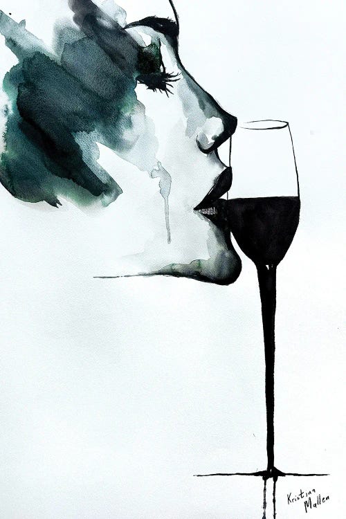 Swallow My Silence by Kristina Malashchenko canvas print