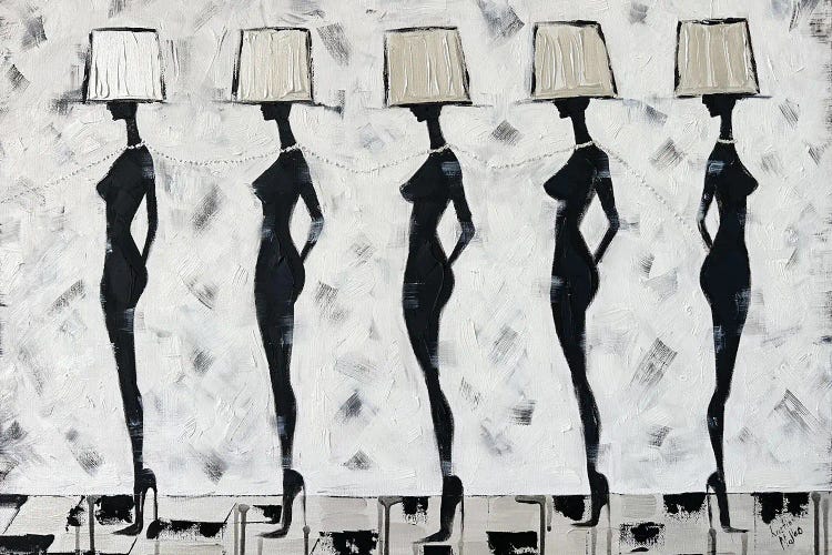 Muses De Lumière by Kristina Mallen canvas print