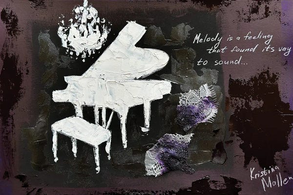 White Piano Melody Is A Feeling That Found Its Way To Sound
