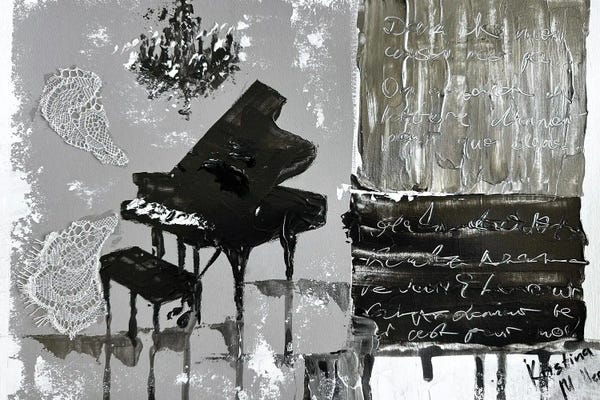 Kristina Mallen: The Grand Piano And Unread Lines by Kristina Mallen