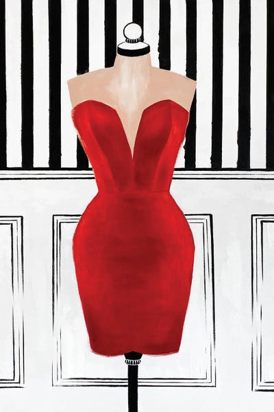 Kristina Mallen: Little Red Couture Dress by Kristina Mallen