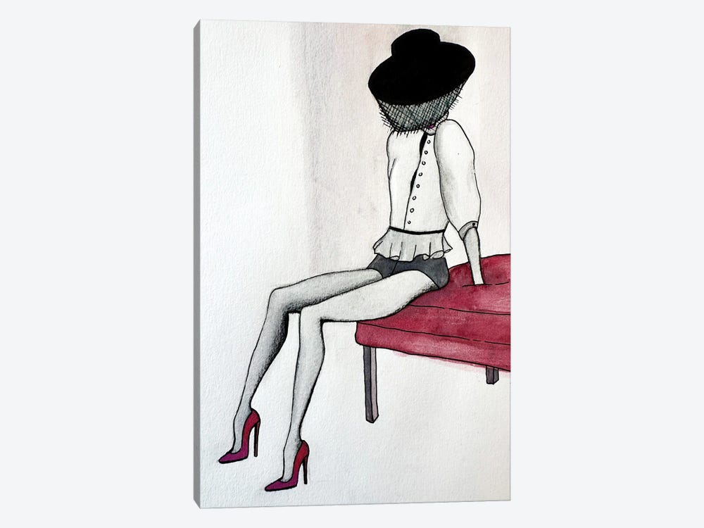 Mademoiselle Colette by Kristina Malashchenko 1-piece Art Print
