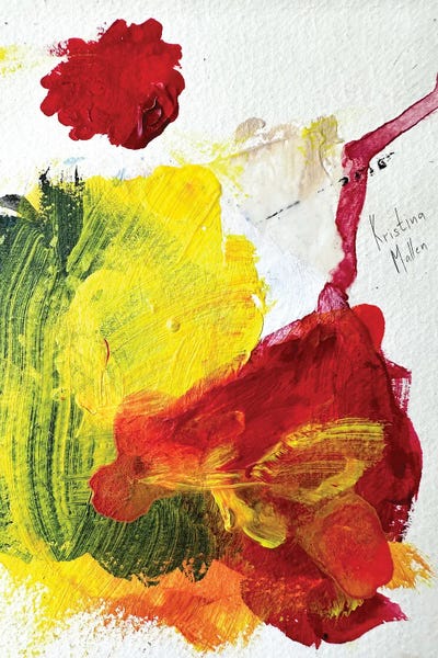 My Palette Print, Born While I Was Painting Something Else
