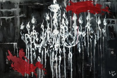 Kristina Mallen - Gallery Posters: The Melting Crystal Chandelier by Kristina Mallen