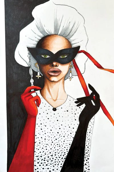 Graphic Fashion: Mascarade by Kristina Mallen
