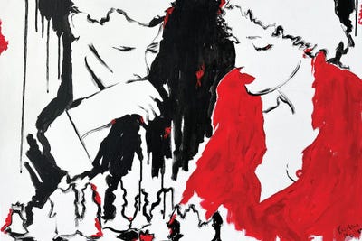 Canvas Print: The Decisive Move by Kristina Mallen - thumbnail