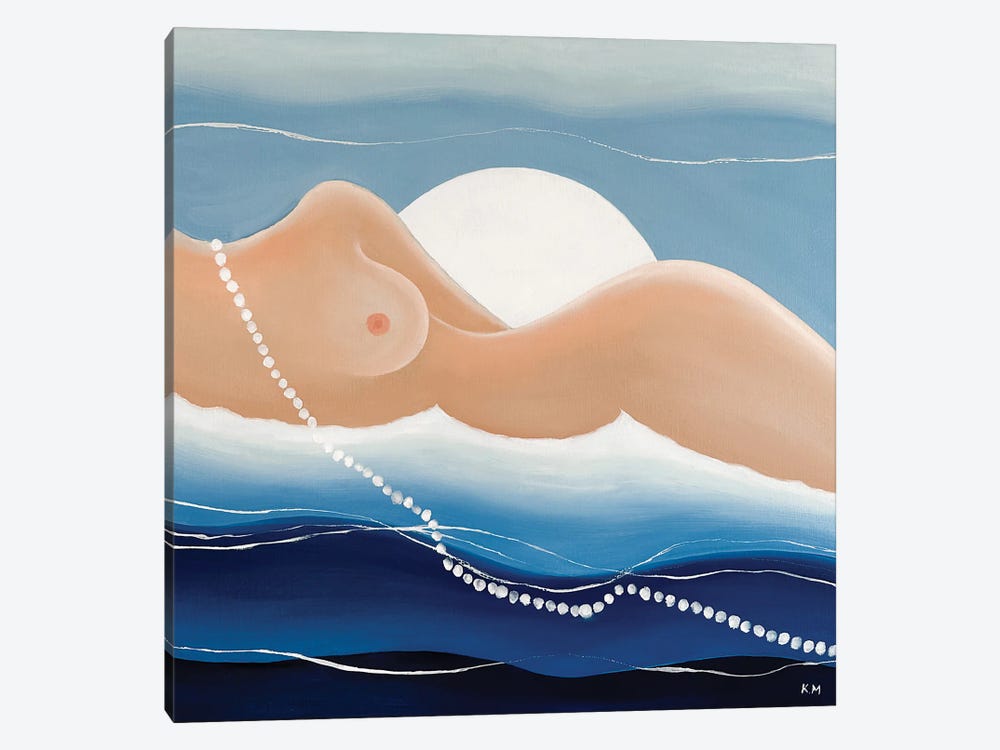 Paloma On The Côte D'Azur by Kristina Malashchenko 1-piece Art Print