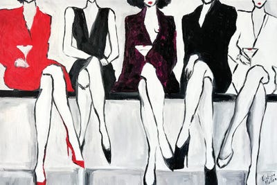 Canvas Print: The Urgent Meeting by Kristina Mallen - thumbnail