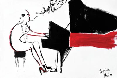 Kristina Mallen - Framed Fine Art Prints: La Dame Improvise by Kristina Mallen