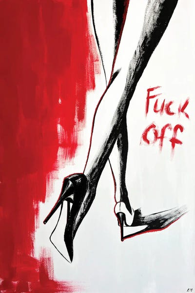 High Heels: Pretty Painting by Kristina Mallen