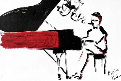 Kristina Mallen - Framed Fine Art Prints: Monsieur Improvise by Kristina Mallen