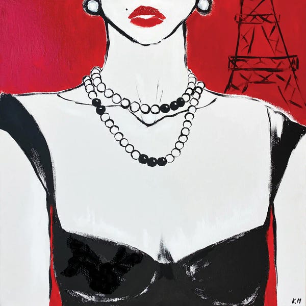 Canvas Print: Parisian by Kristina Mallen